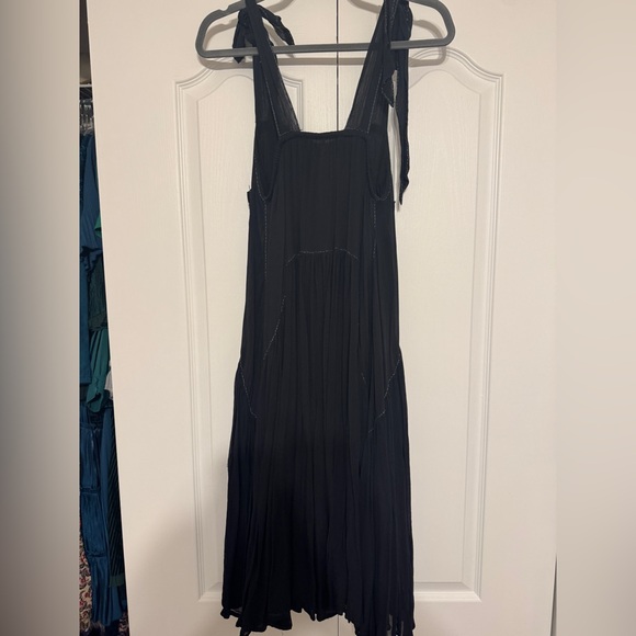 Free People Black Button-Down Dress - Picture 2 of 3